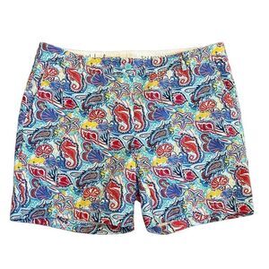 Talbots The Weekend Short Beach Coastal Themed Women’s 14 NEW Shorts